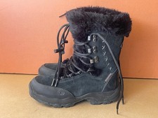HI-TEC St. Moritz 200 Women’s Black Lace Up Fur Trim Snow Boots.UK(5)(38) -A82