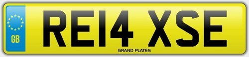 Relax relaxed number plate - number,