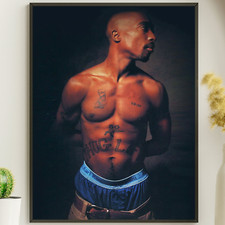 Tupac Thug life poster 2pac A4 A3 A5 6x4 Picture Print Wall Art decor Photograph