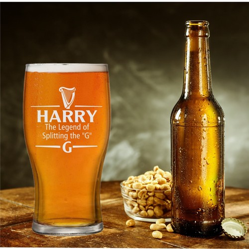 Personalised pint guinness - pint,