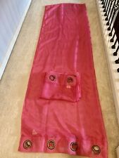 2 Pink (semi-see thru) Kids Curtain Panels, Very Cute (52” Wide x 84” Long)