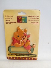 Winnie The Pooh & Piglet Personalised Bedroom Door Sign Name Plate Self Adhesive
