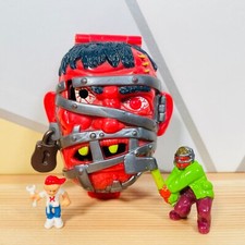 Vtg Mighty Max Tangles with Lockjaw Playset Horror Head 1993 100% Complete VGC