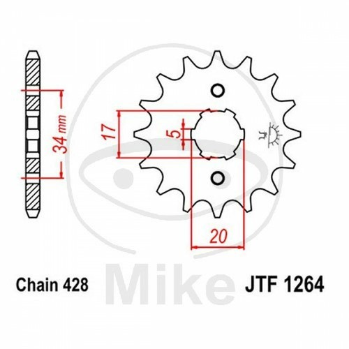 Sprocket z15 428 726 - 428, 726.10.19