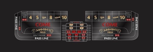 Craps table layout - craps,