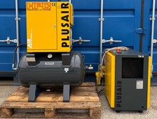 HPC / Kaeser SX6 Receiver Mounted Rotary Screw Compressor + Dryer, 4.0Kw, 21cfm!