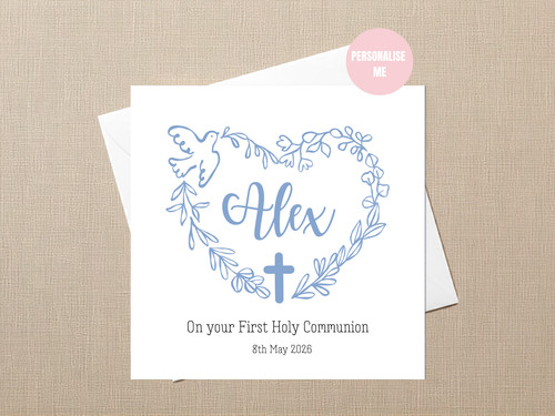 Personalised first holy - first,