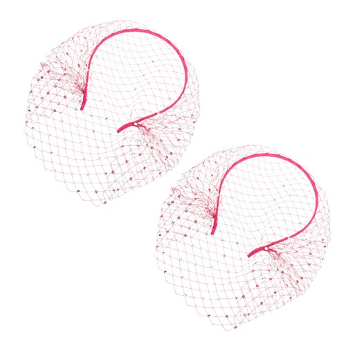 Bridal fascinator veil with - veil,