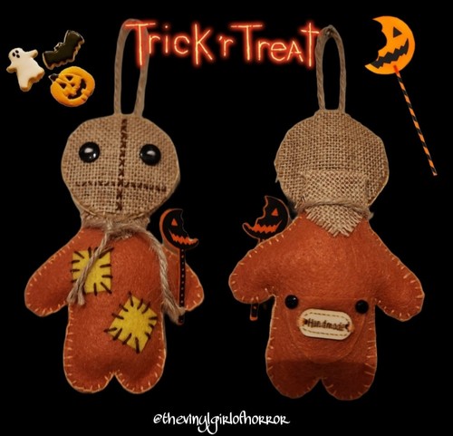 Sam trick treat doll - r, hanging