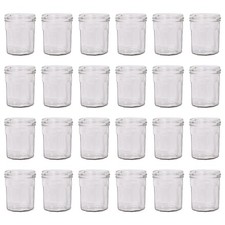 24x 150ml Glass Jam Jars Twist