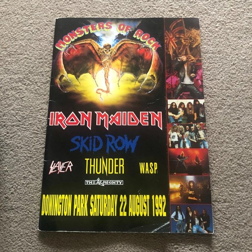 Iron maiden tour programme - iron,