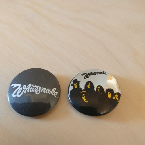 1980s vintage whitesnake - whitesnake, pin