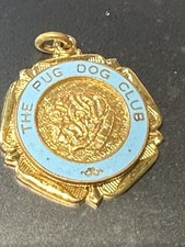 Vintage Pug Dog Club Medal