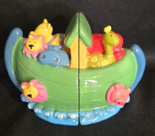 Noahs ark bookends ceramic - noahs,