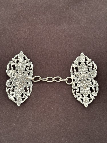 Victorian solid silver belt - solid,