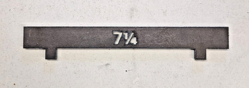 Track gauge for - track, 1/4"