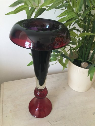 Large venetian glass - large, epergne