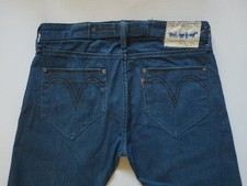 LEVI’S 504 DENIM JEANS 30 x 32 Cinch Back Blue Straight Fit Zip Fly VERY RARE