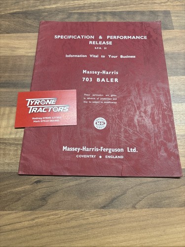 Massey harris 703 baler - massey,