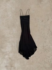 Amaranto beaded black maxi dress