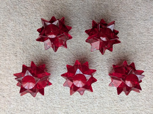 Red cabochon style - red, cabochon-style