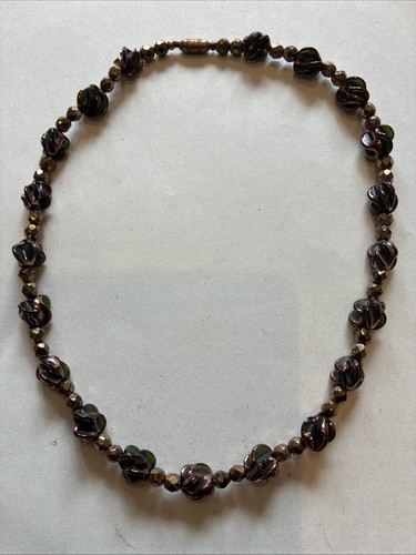 Vintage czech green bronze - green,