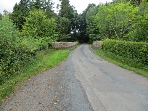 Photo minor road and - road, bridge