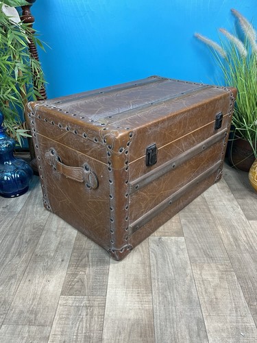 Vintage aged faux - faux, leather