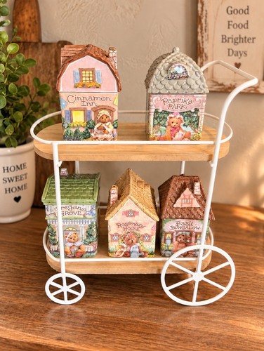 Cherished teddies spice jars - ,