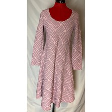 Out of Xile Rare Textured Pink Skater Dress | Dress Size 2 | UK Size 10-12