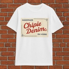 Oldskool Vintage 80s casuals Chipie Denim T shirt football indie style