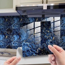 Marble Tile Stickers Kitchen