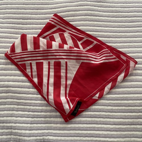Tie rack scarf red - red, white