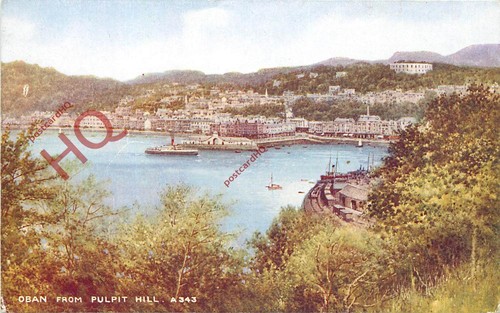 Picture postcard oban from - picture, postcard:;oban,