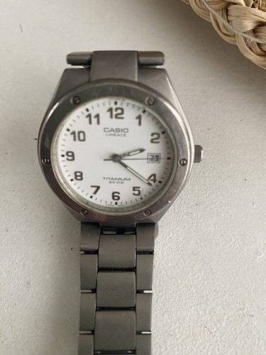 Casio lineage titanium watch - casio,