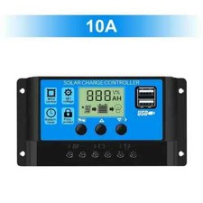 10A 10 amp PWM LCD USB SOLAR