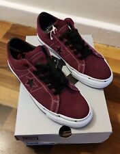 Converse One Star Pro Razor Wire Skate Shoes, deep bordeaux/black/white, UK 5.5