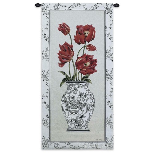 Chinois tulip tapestry - tapestry, wall