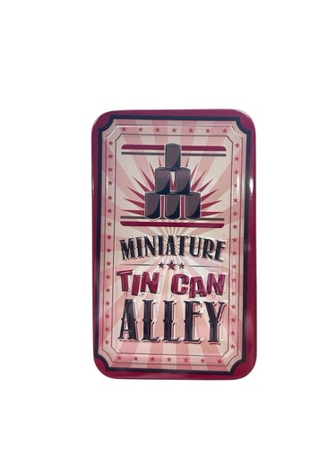 Miniature tin can alley game - miniature,