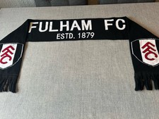 Fulham scarf with club crests