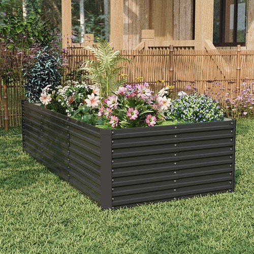 Garden metal raised vegetable - metal,
