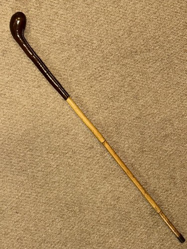 Antique bamboo show cane - antique,
