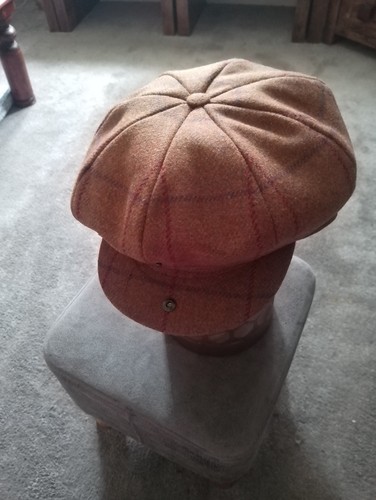 Mens wool tweed - flat, cap