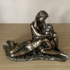 Statue Large Heavy Cold Cast Bronze 'The Look Of Love' Figurine/Statue