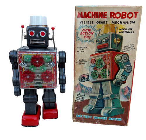 Machine robot 28cm - 28cm, battery