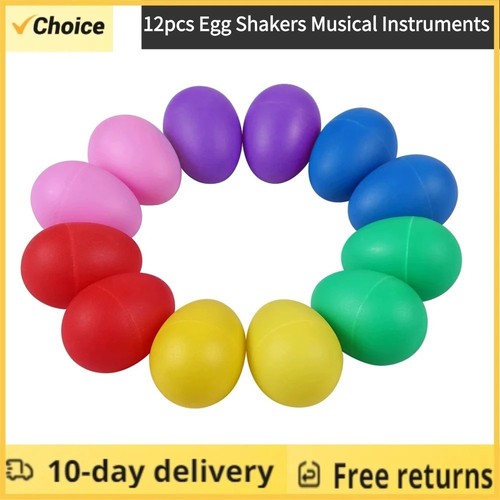 12pcs egg shakers musical - egg,