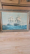 Amazing Framed Naval Picture