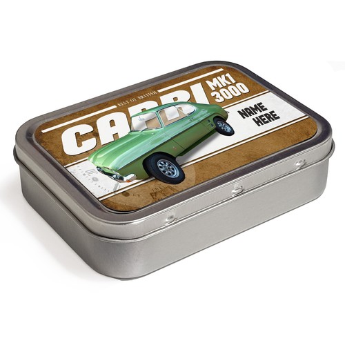Personalised tobacco tin ford - personalised,