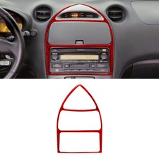 For Toyota Celica 01-05 Red Carbon Fiber Center Console Switch Panel Cover Trim