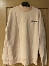 Light Pink Baby Girl Crew Neck Tee And Cake By Topshop Oversized Jumper Size 4 